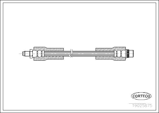 спирачен маркуч CORTECO             