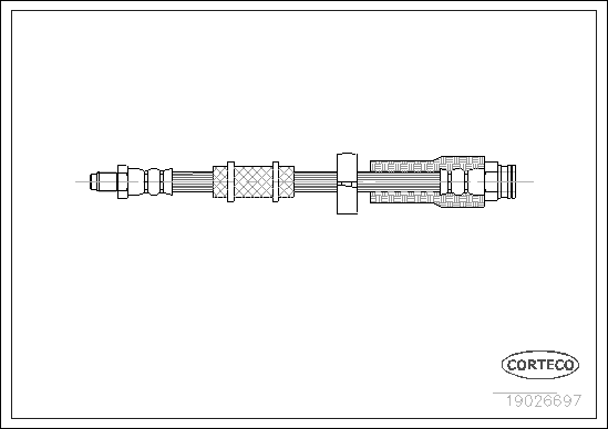 спирачен маркуч CORTECO             
