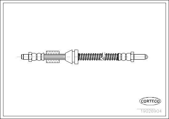 спирачен маркуч CORTECO             