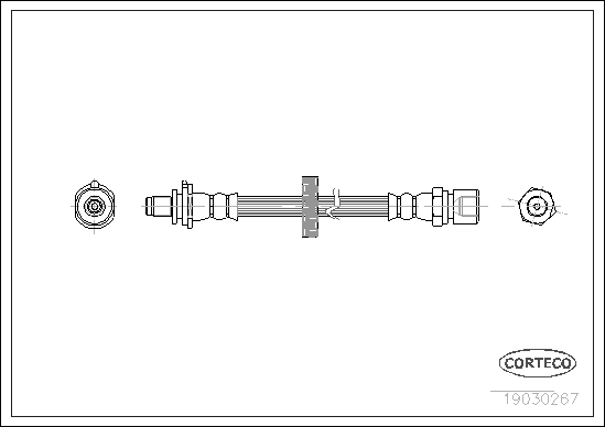 спирачен маркуч CORTECO             