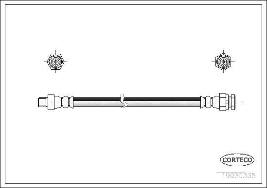 спирачен маркуч CORTECO             
