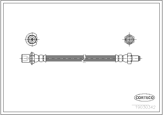 спирачен маркуч CORTECO             