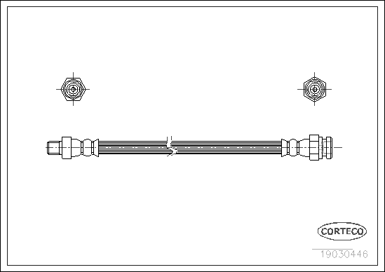 спирачен маркуч CORTECO             