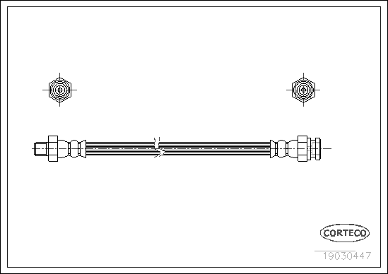 спирачен маркуч CORTECO             