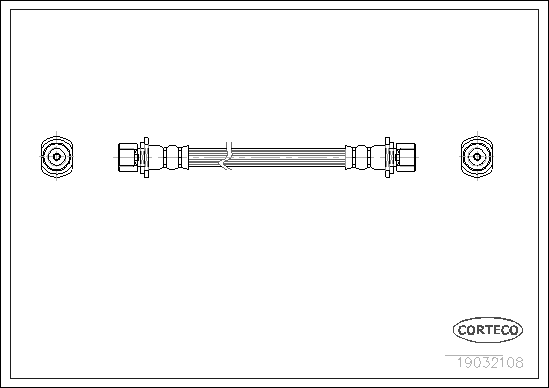 спирачен маркуч CORTECO             