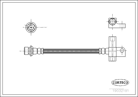 спирачен маркуч CORTECO             