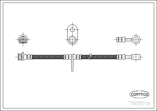 спирачен маркуч CORTECO             