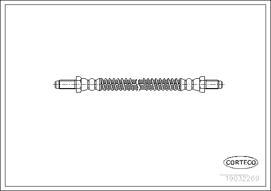 спирачен маркуч CORTECO             