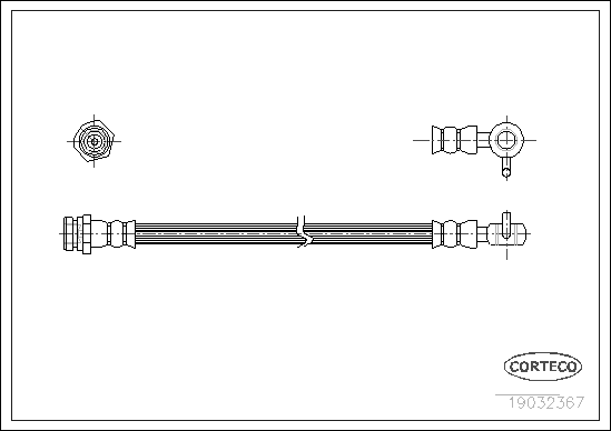 спирачен маркуч CORTECO             