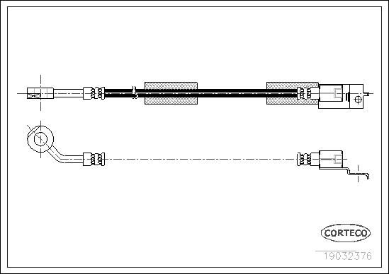 спирачен маркуч CORTECO             