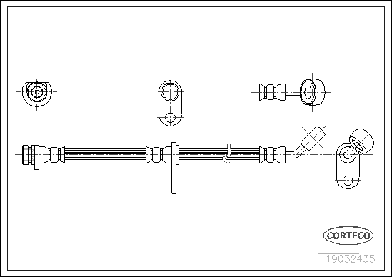 спирачен маркуч CORTECO             