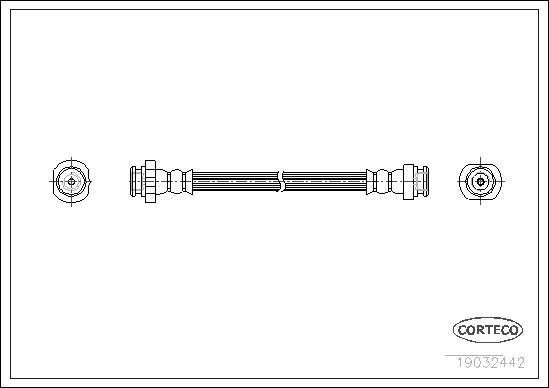 спирачен маркуч CORTECO             