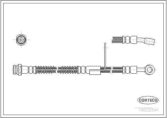 спирачен маркуч CORTECO             