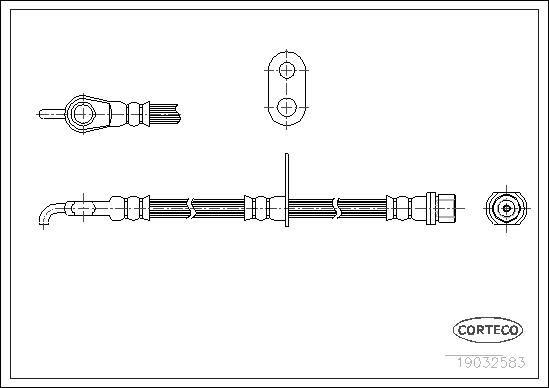 спирачен маркуч CORTECO             