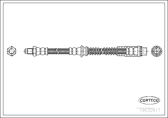 спирачен маркуч CORTECO             