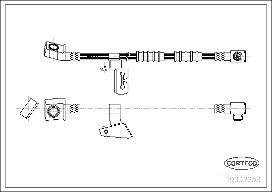 спирачен маркуч CORTECO             