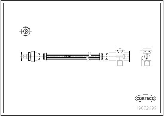 спирачен маркуч CORTECO             