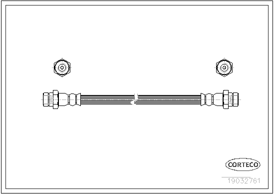 спирачен маркуч CORTECO             