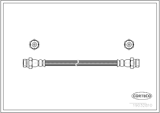 спирачен маркуч CORTECO             