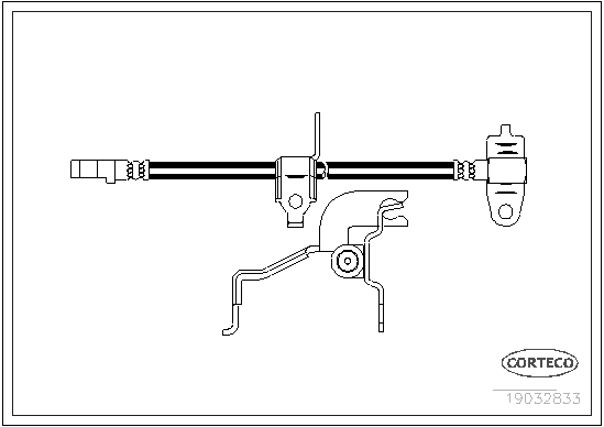спирачен маркуч CORTECO             