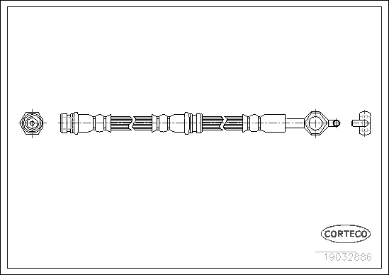 спирачен маркуч CORTECO             