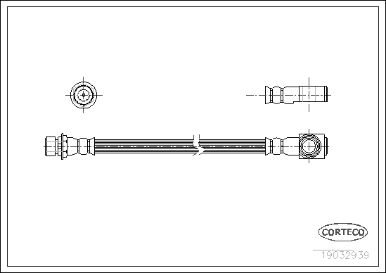 спирачен маркуч CORTECO             