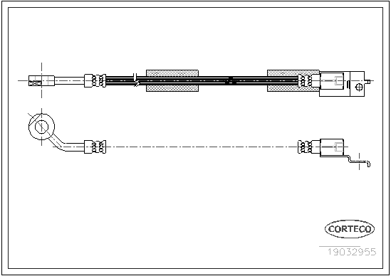 спирачен маркуч CORTECO             
