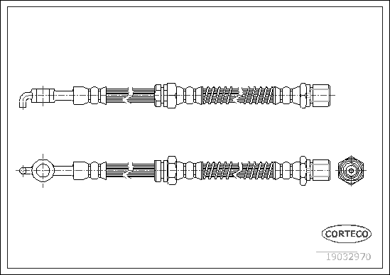 спирачен маркуч CORTECO             