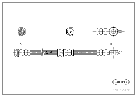 спирачен маркуч CORTECO             