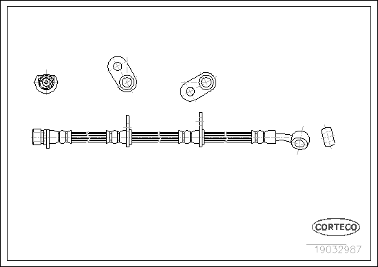 спирачен маркуч CORTECO             