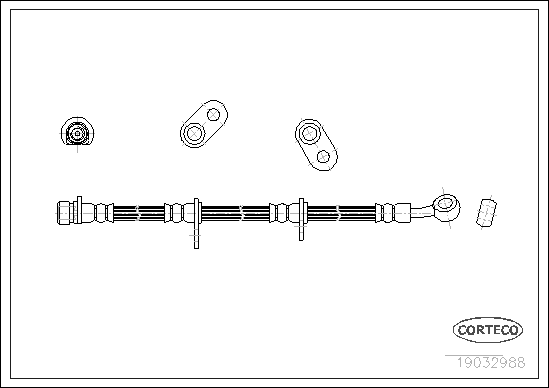 спирачен маркуч CORTECO             