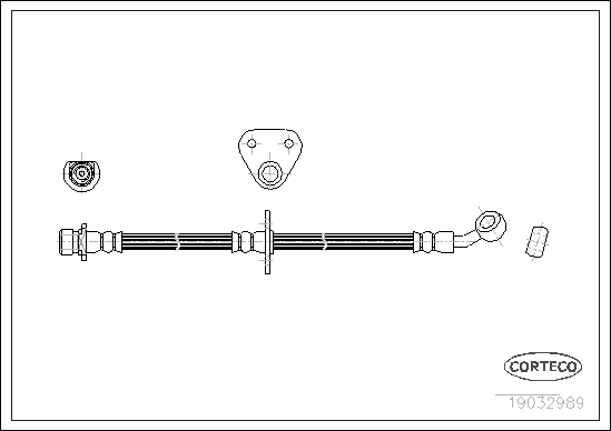 спирачен маркуч CORTECO             