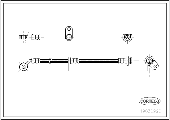 спирачен маркуч CORTECO             
