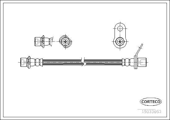 спирачен маркуч CORTECO             