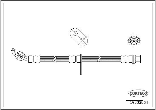 спирачен маркуч CORTECO             