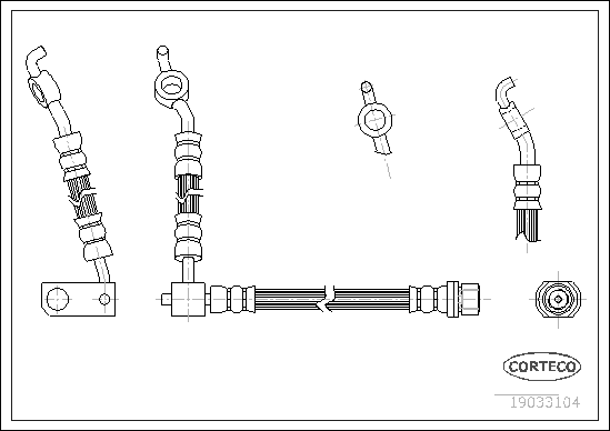 спирачен маркуч CORTECO             