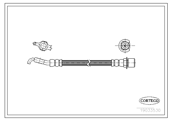спирачен маркуч CORTECO             