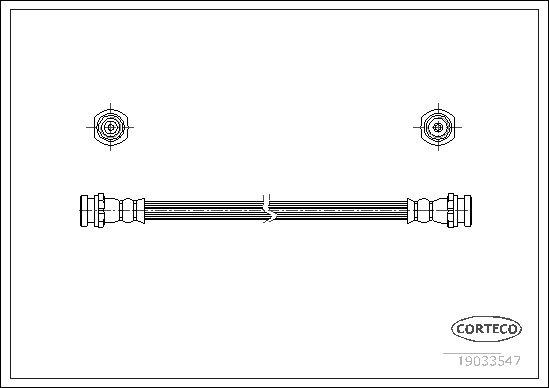 спирачен маркуч CORTECO             