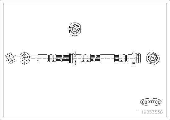 спирачен маркуч CORTECO             