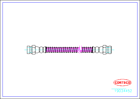 спирачен маркуч CORTECO             