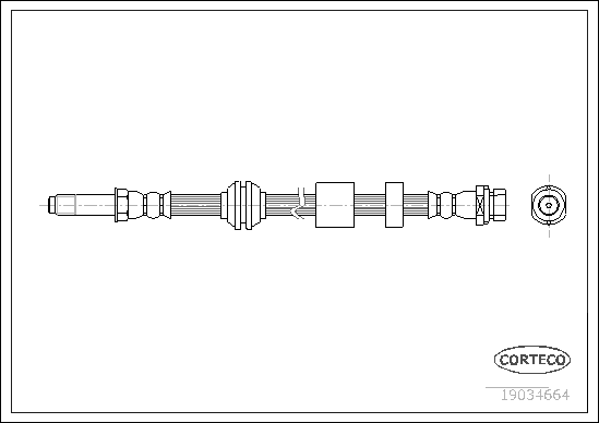 спирачен маркуч CORTECO             