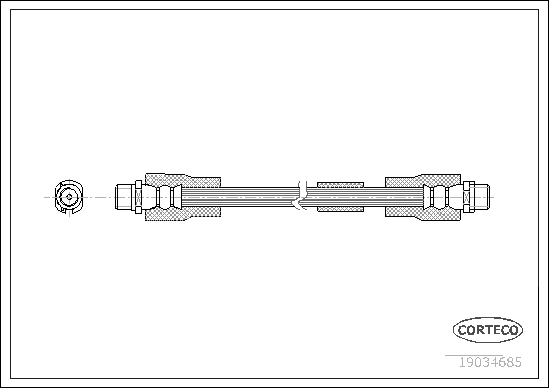 спирачен маркуч CORTECO             