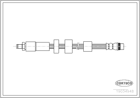 спирачен маркуч CORTECO             