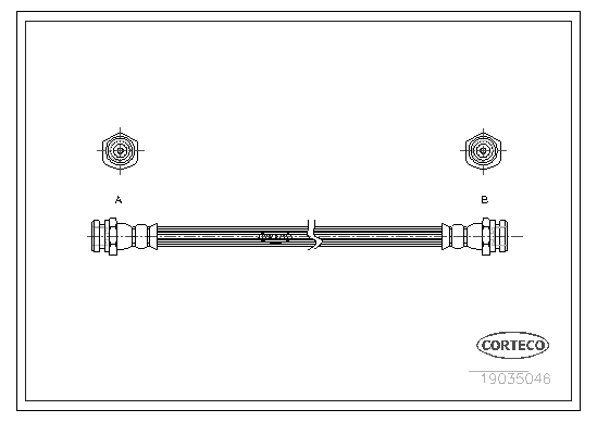 спирачен маркуч CORTECO             