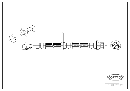 спирачен маркуч CORTECO             