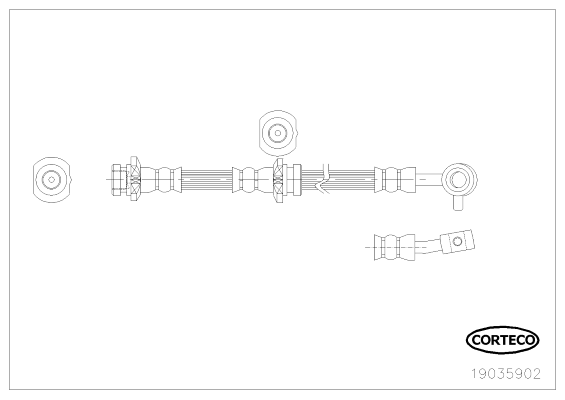 спирачен маркуч CORTECO             