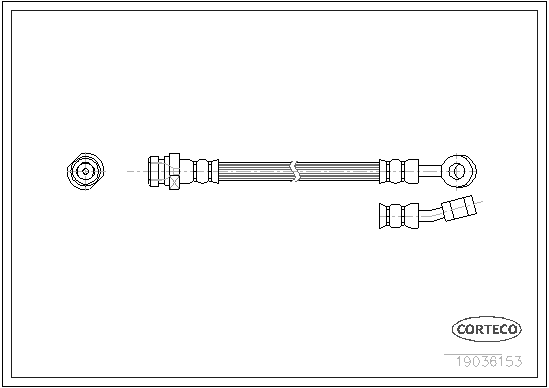 спирачен маркуч CORTECO             