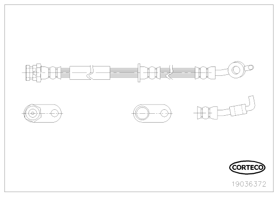спирачен маркуч CORTECO             