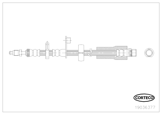 спирачен маркуч CORTECO             