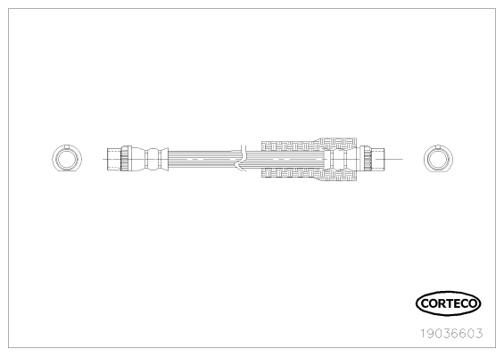 спирачен маркуч CORTECO             